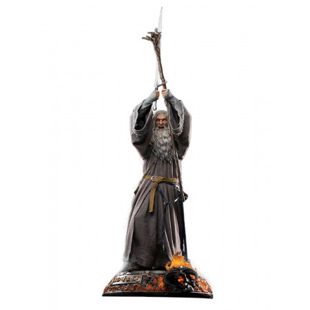 Lord Of The Rings Master Forge Series socha 1/2 Gandalf The Grey Premium Edition 156 cm